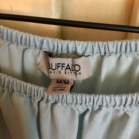 Chambray Ruffle Top by Buffalo - Picture 4 of 4